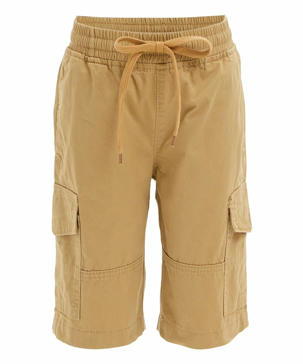 Best Pirce ๐ Daniel L Camel Tie-Waist Cargo Shorts - Boys For Kids โจ
