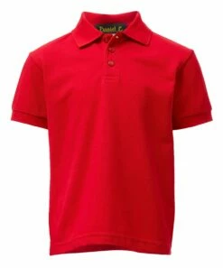 Wholesale ⭐ Daniel L Red Short-Sleeve Polo - Boys For Kids 🔥