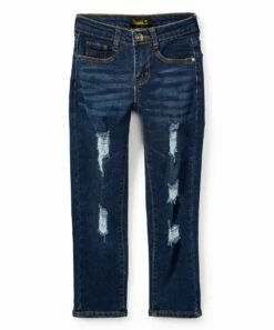 Wholesale ๐ฅ Daniel L Medium Blue Washed Distressed Straight-Leg ๐ Jeans - Boys For Kids โค๏ธ
