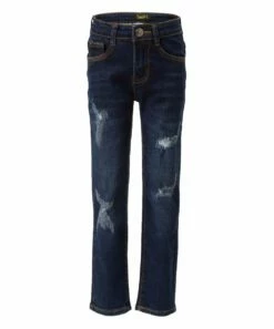 Best Sale ๐ Daniel L Medium Blue Distressed Straight-Leg ๐ Jeans - Boys For Kids ๐