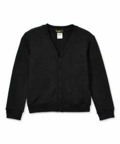 Best Sale ๐ Daniel L Black Knit V-Neck Button-Up Cardigan - ๐ง Girls For Kids โค๏ธ