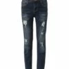Promo 🎉 Daniel L Navy Blue Washed Distressed Straight-Leg 👖 Jeans - Boys For Kids 🎁