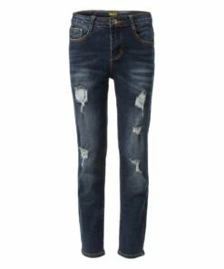 Promo ๐ Daniel L Navy Blue Washed Distressed Straight-Leg ๐ Jeans - Boys For Kids ๐