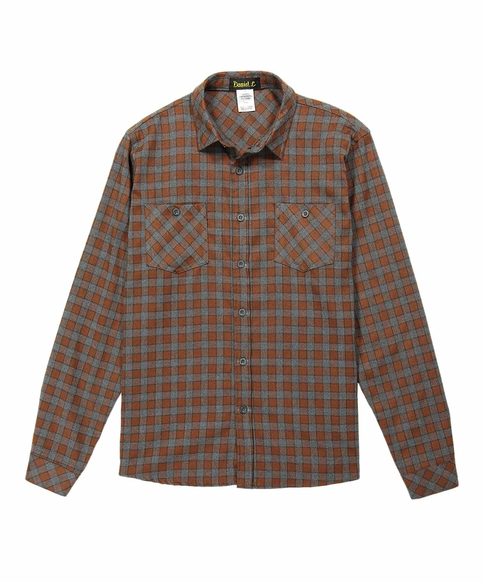 Best deal ๐ Daniel L Brown Gingham Pocket Button-Up - Boys For Kids ๐งจ