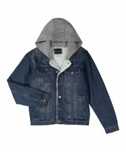Top 10 🤩 Daniel L Dark Blue Denim Hooded Trucker Jacket - Boys For Men 👏