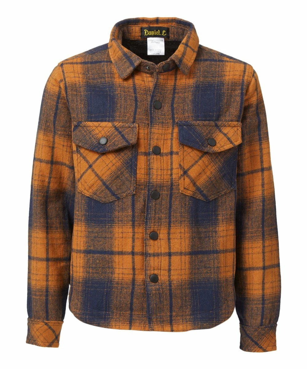 Budget ๐ Daniel L Copper Brown Plaid Flannel Button-Up - Boys For Kids ๐คฉ