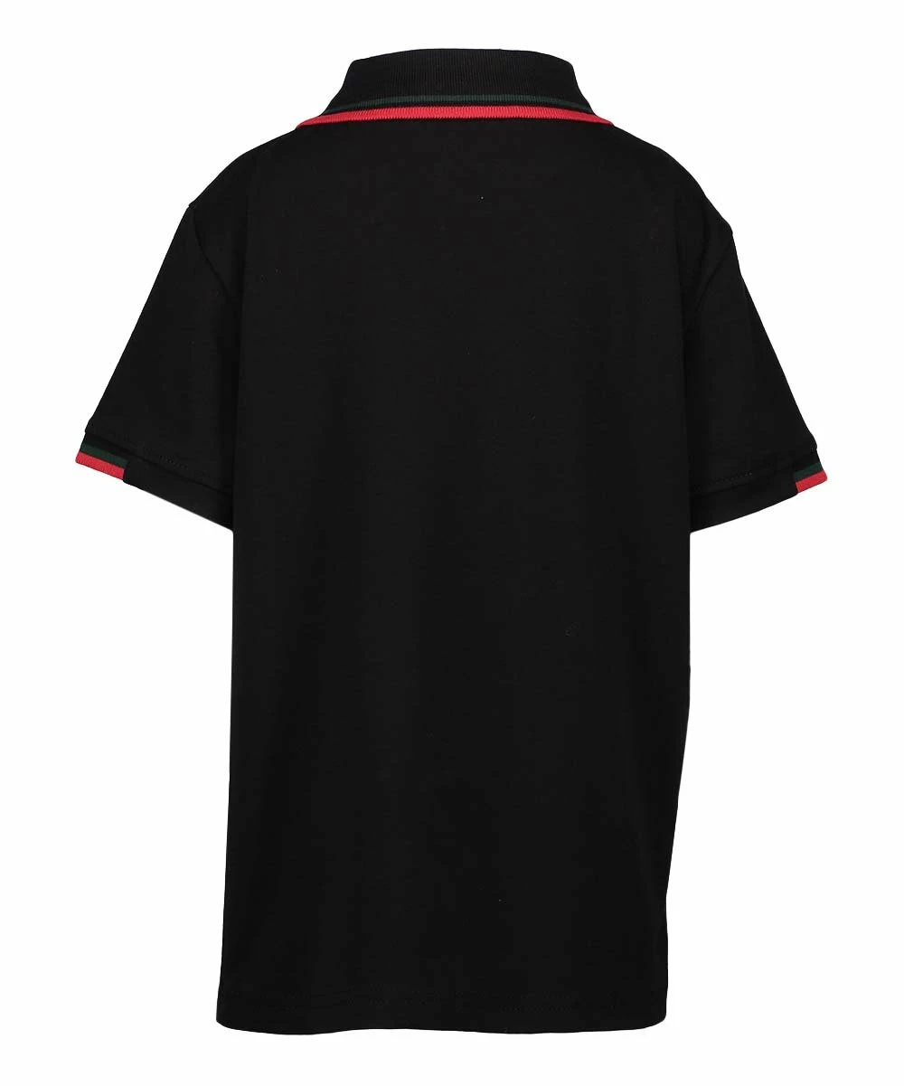 Best Sale ๐ฏ Daniel L Black & Gray Color Block Polo - Boys For Kids ๐ฅ - Image 2