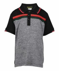 Best Sale ๐ฏ Daniel L Black & Gray Color Block Polo - Boys For Kids ๐ฅ