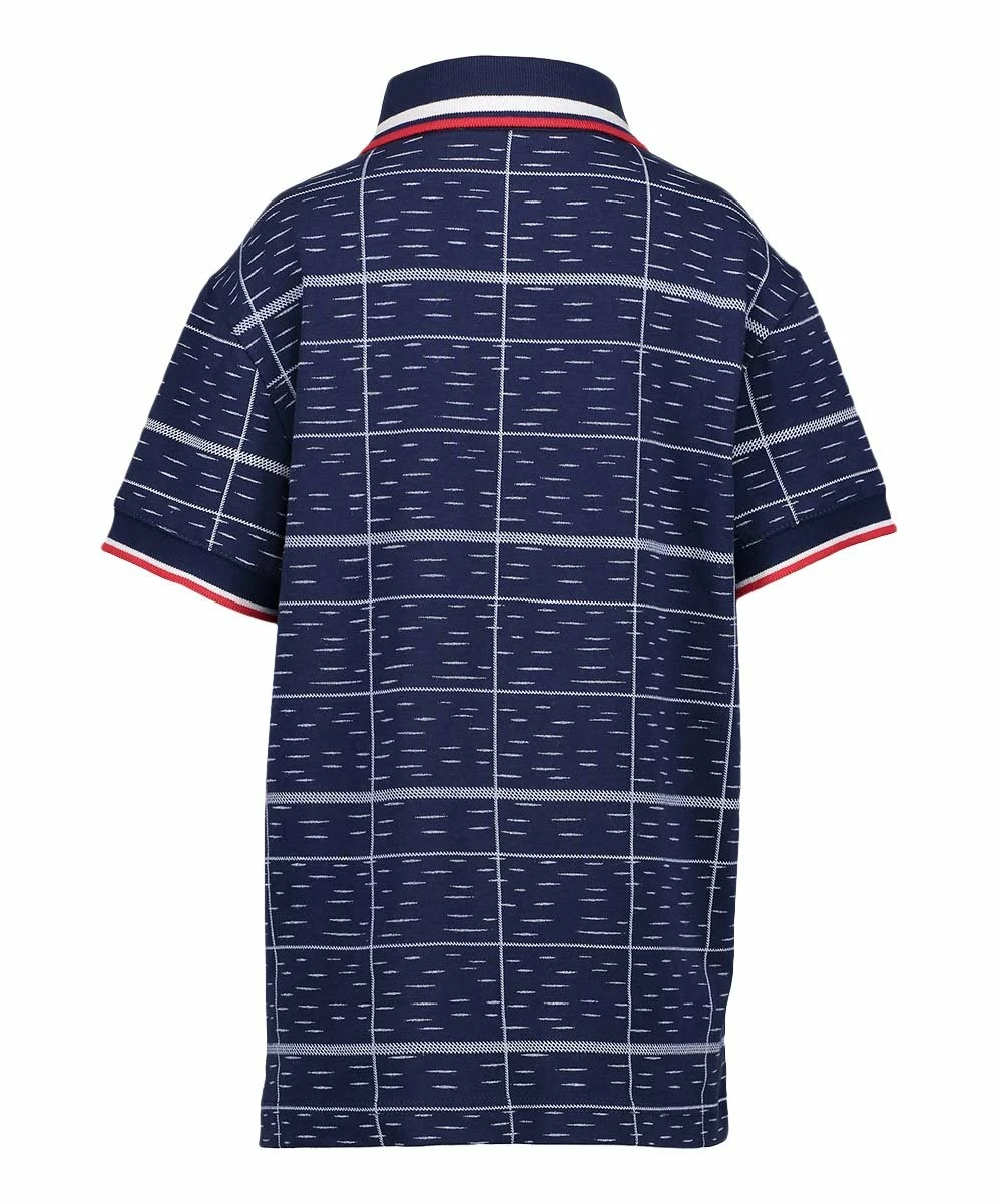 Best deal ๐ฏ Daniel L Blue & White Stripe Polo - Boys For Kids ๐ - Image 2