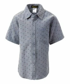 New ✔️ Daniel L Blue Boat Short-Sleeve Button-Up - Boys For Kids 🥰
