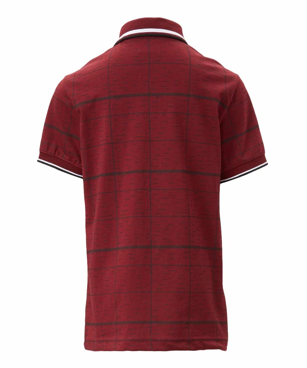 Best deal โ๏ธ Daniel L Red & White Stripe Polo - Boys For Kids ๐ - Image 2