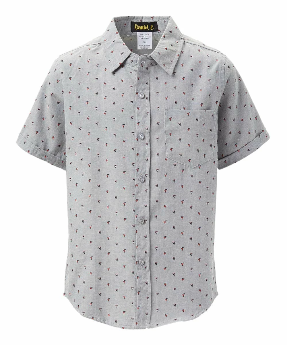Best reviews of ๐ Daniel L Gray Boat Short-Sleeve Button-Up - Boys For Men โญ