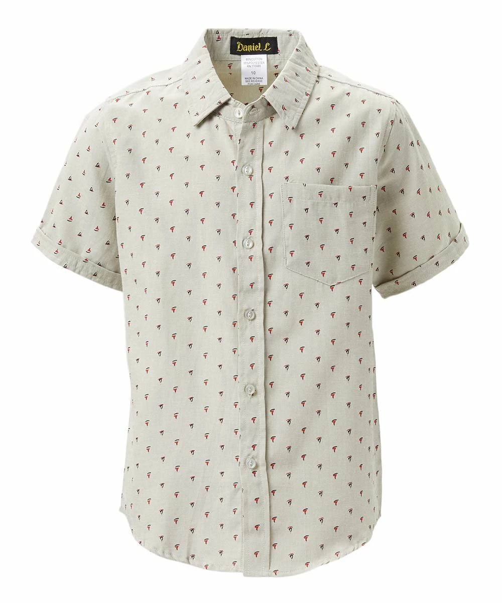 Top 10 🥰 Daniel L Tan Boat Short-Sleeve Button-Up - Boys For Kids 👏