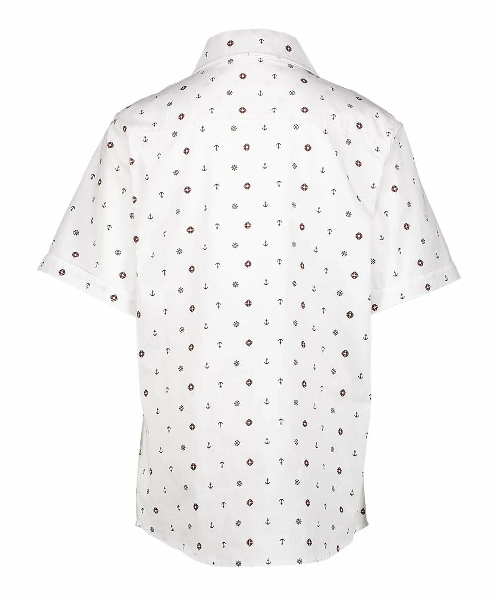 Cheap ๐ฏ Daniel L White Anchor Short-Sleeve Button-Up - Boys For Men โ๏ธ - Image 2