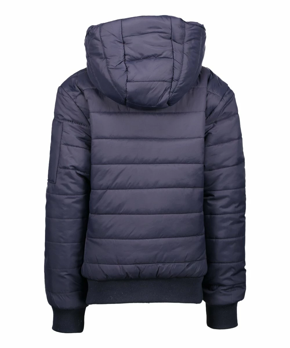 Buy ⌛ Daniel L Navy Pocket Hooded Zip-Up Puffer Jacket - Toddler & Boys For Kids 🤩 - Image 2