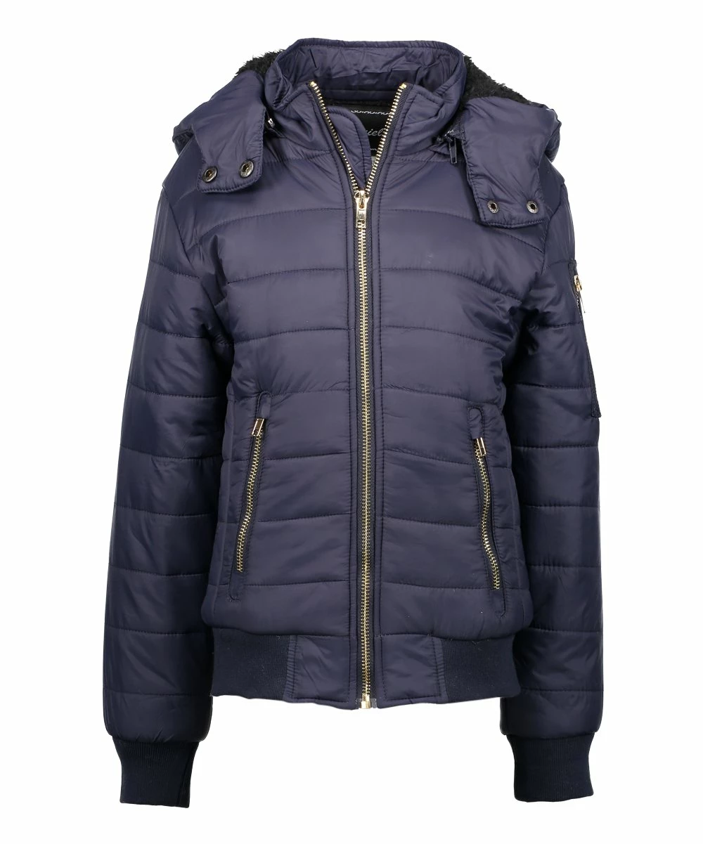 Buy ⌛ Daniel L Navy Pocket Hooded Zip-Up Puffer Jacket - Toddler & Boys For Kids 🤩