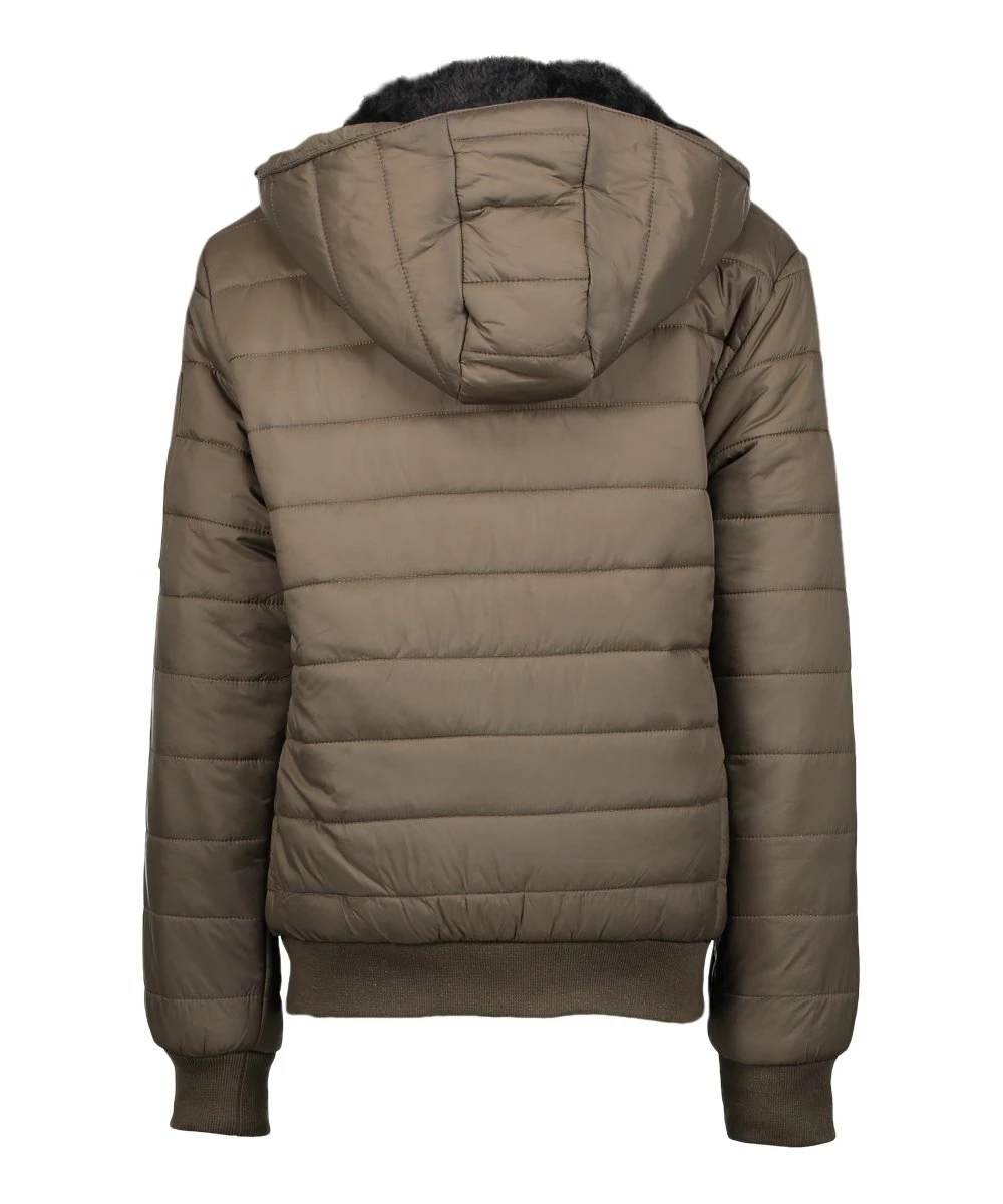 New ๐งจ Daniel L Army Green Hooded Zip-Up Puffer Jacket - Boys For Kids โ - Image 2