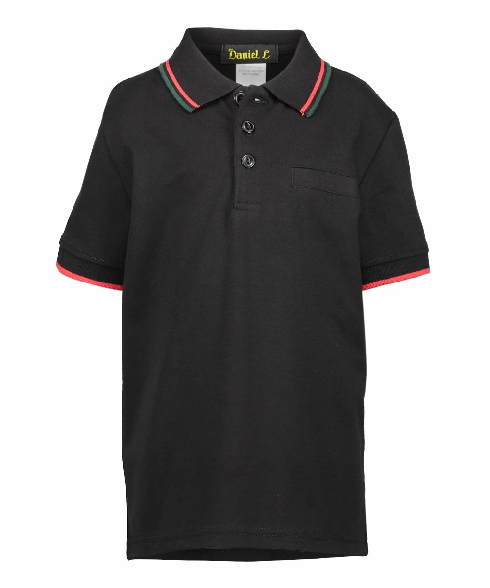 Best reviews of ๐ Daniel L Black & Red Stripe Polo - Boys For Kids ๐