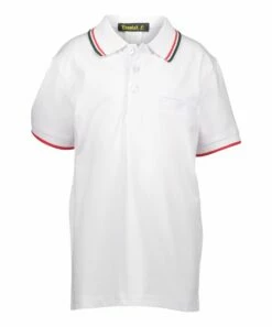 Best deal ๐ Daniel L White & Red Stripe Polo - Boys For Kids ๐คฉ