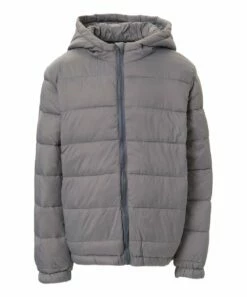 Best Sale โ Daniel L Dark Gray Hooded Zip-Up Puffer Jacket - Toddler & Boys For Kids โญ