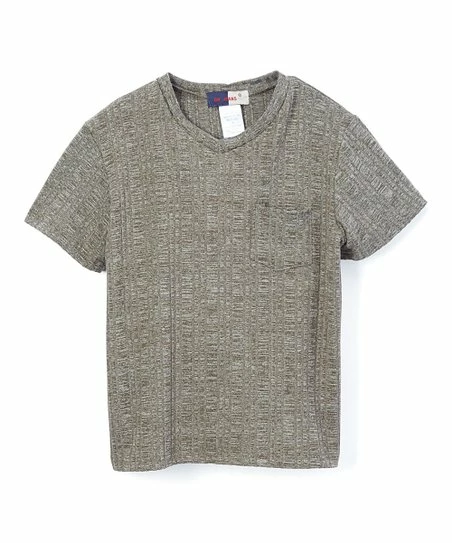 New ๐ Daniel L Green Pocket Ribbed V-Neck Tee - Boys For Kids ๐