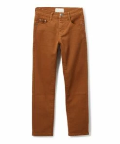 Deals 🔥 Daniel L Saddle Brown Skinny Pants - Boys For Kids 🛒