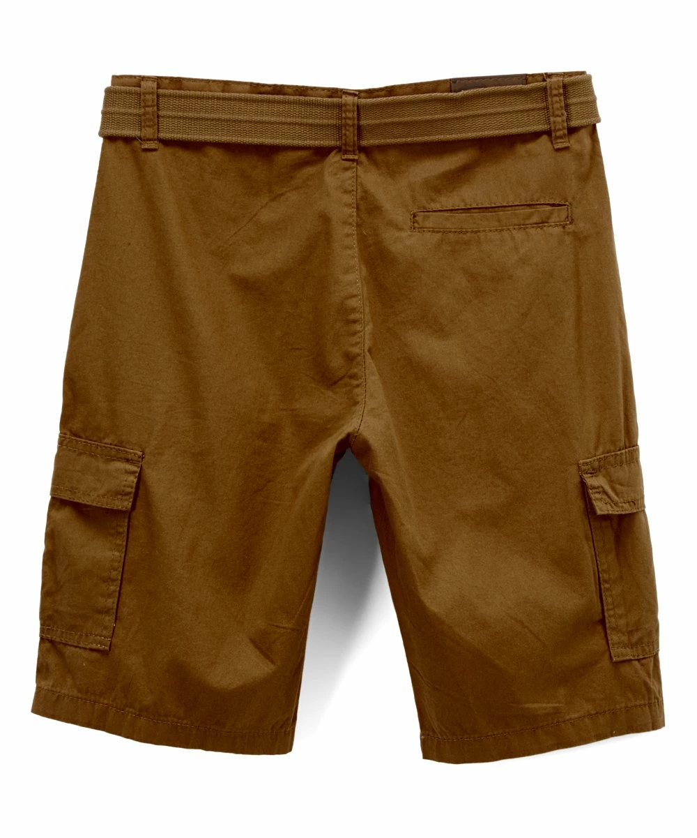 Best Pirce ๐ Daniel L Copper Brown Belted Cargo Pants - Boys For Kids โจ - Image 2