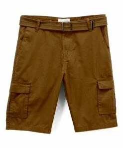 Best Pirce ๐ Daniel L Copper Brown Belted Cargo Pants - Boys For Kids โจ