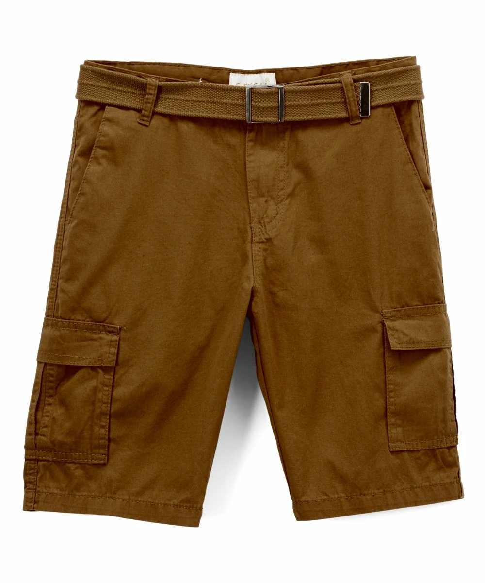 Best Pirce ๐ Daniel L Copper Brown Belted Cargo Pants - Boys For Kids โจ