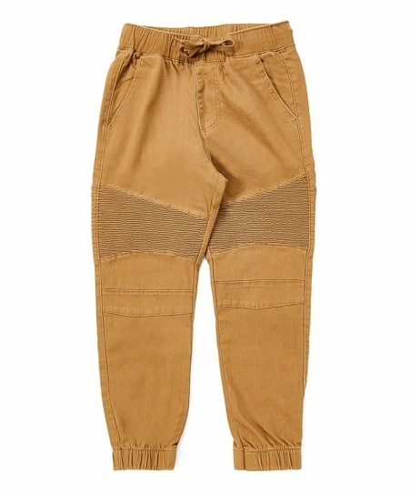 Coupon ⌛ Daniel L Dark Khaki Moto Joggers - Boys For Kids 😉