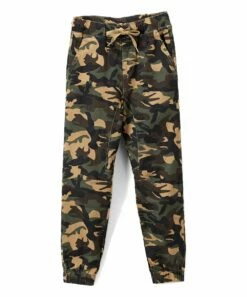 Flash Sale ๐ Daniel L Camo Khaki Tie-Waist Joggers - Boys For Kids โ๏ธ