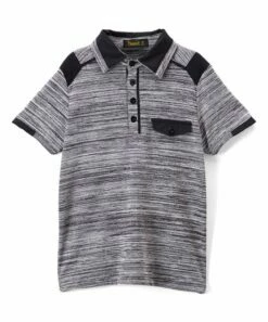 Wholesale 🥰 Daniel L Black Marled Polo - Boys For Kids 🛒