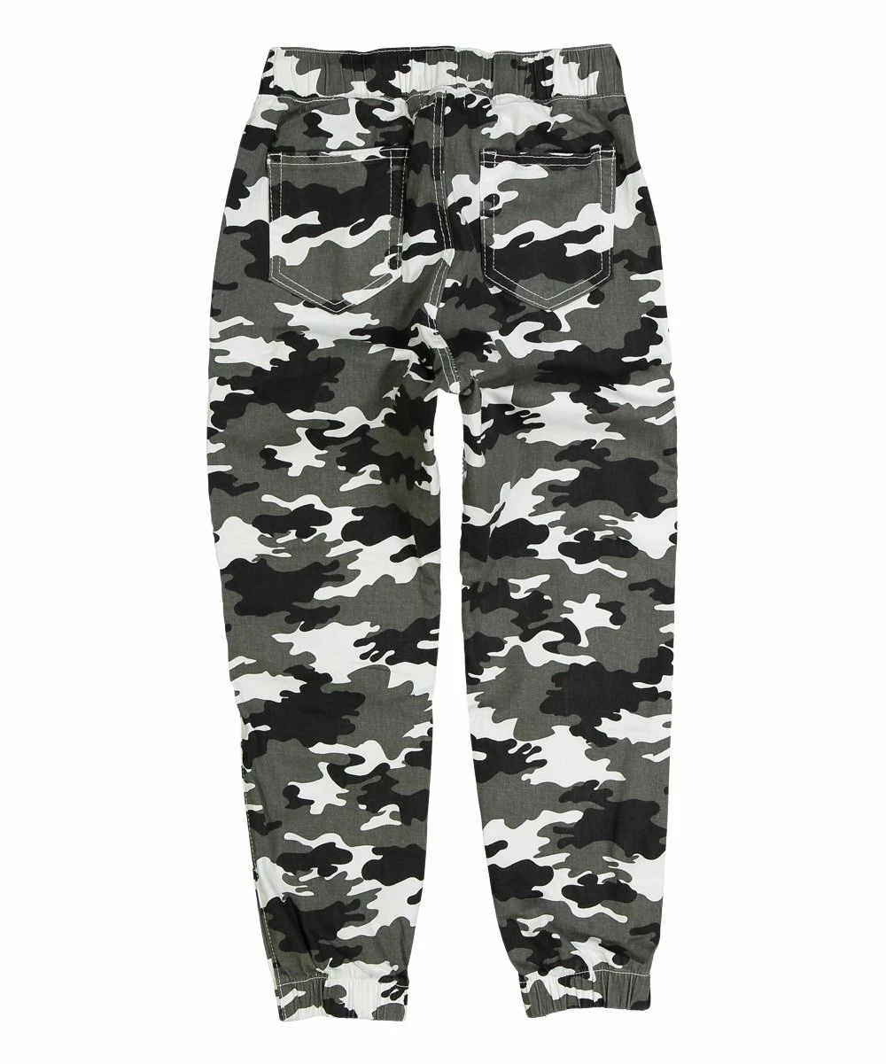 Cheap 👍 Daniel L White Camo Moto Joggers - Boys For Kids 😍 - Image 2