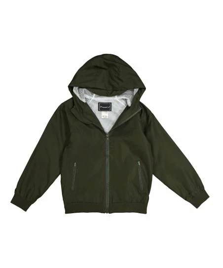 Top 10 ⌛ Daniel L Army Green Windbreaker - Boys For Kids ⌛