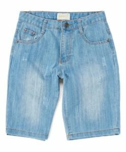 Outlet 🥰 Daniel L Blue Denim Shorts - Boys For Kids 🔥