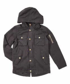Best Pirce ๐ฅฐ Daniel L Black Cargo-Pocket Hooded Jacket - Boys For Kids ๐ฅฐ