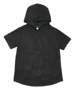 Brand new ✔️ Daniel L Black Microsuede Hooded Tee - Boys For Kids ❤️