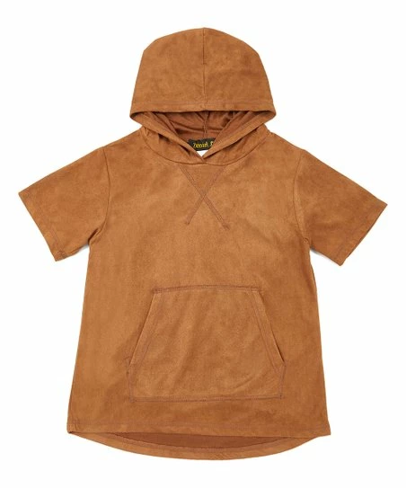 Top 10 ๐ฏ Daniel L Copper Brown Microsuede Hooded Tee - Boys For Kids โญ