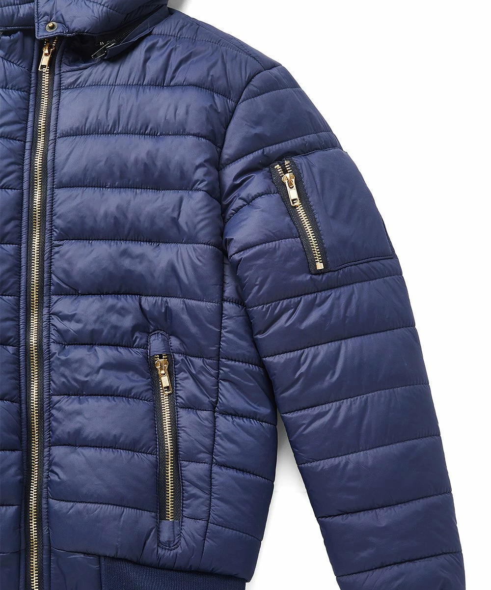 Deals ๐งจ Daniel L Navy Blue Lightweight Puffer Jacket - Boys For Kids ๐ - Image 2