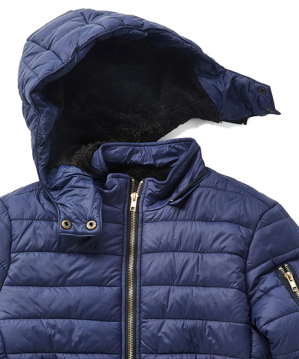 Deals ๐งจ Daniel L Navy Blue Lightweight Puffer Jacket - Boys For Kids ๐ - Image 3