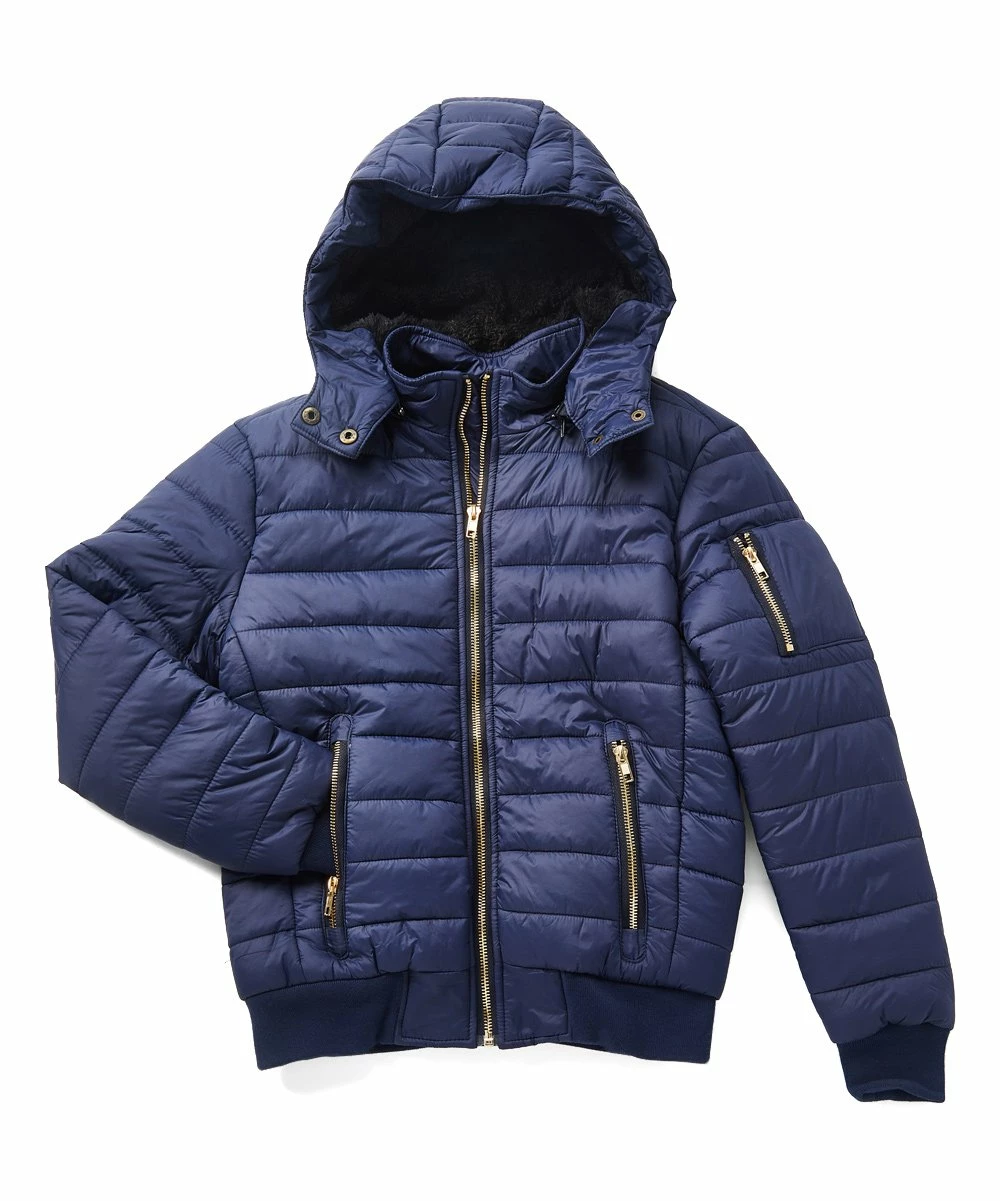 Deals ๐งจ Daniel L Navy Blue Lightweight Puffer Jacket - Boys For Kids ๐