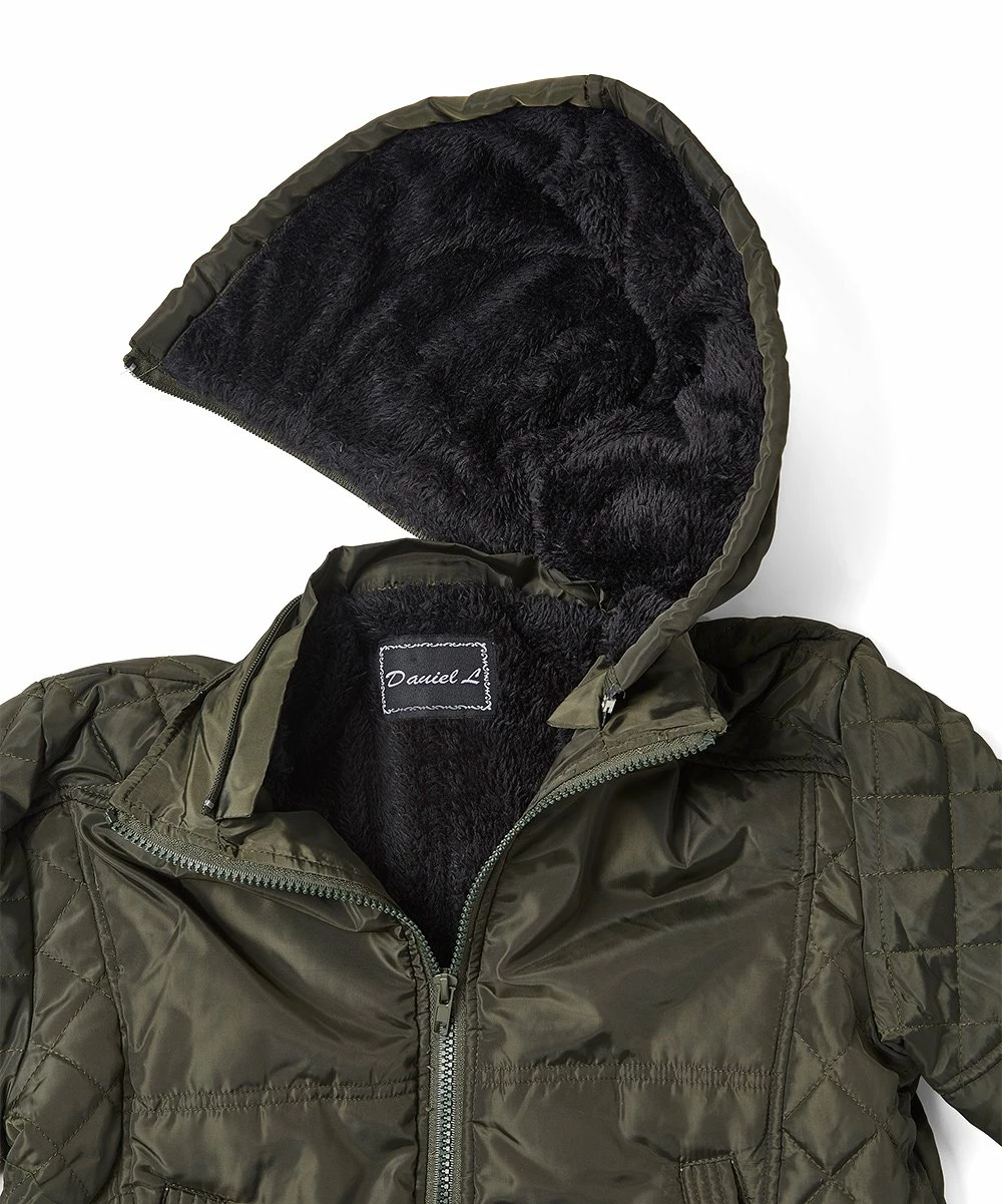 Top 10 โ๏ธ Daniel L Army Green Moto Jacket - Boys For Kids โญ - Image 4