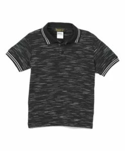 Discount 👏 Daniel L Black Space-Dye Polo - Boys For Kids ✨
