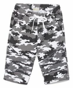 Discount ๐ Daniel L White & Gray Camo Shorts - Boys For Kids โ๏ธ