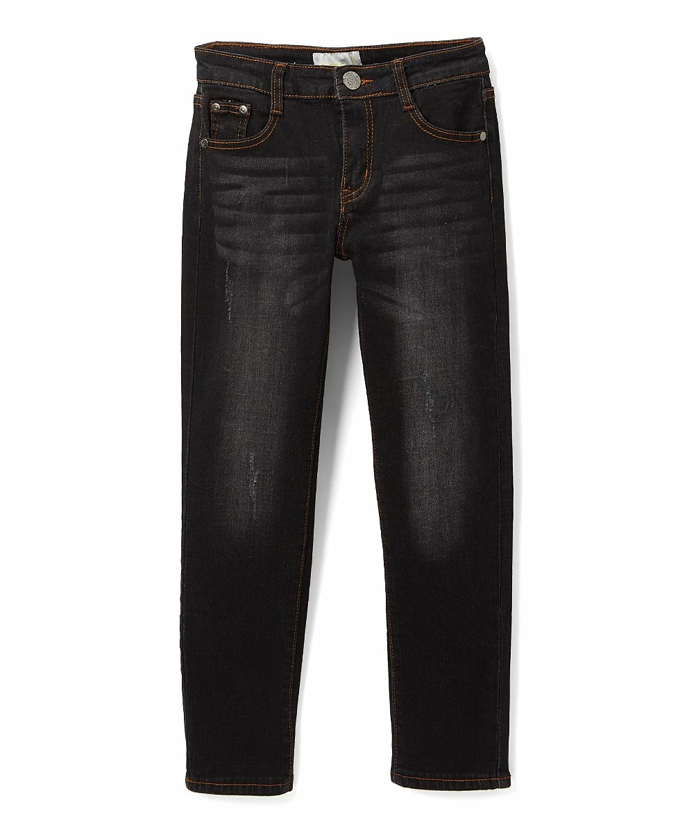 Top 10 ๐ Daniel L Black Wash Straight-Leg ๐ Jeans - Boys For Kids โจ