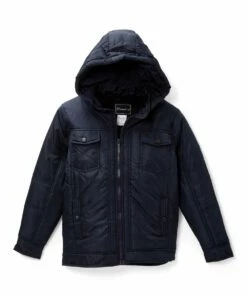 Best Pirce โค๏ธ Daniel L Navy Detachable-Hood Jacket - Boys For Kids โญ