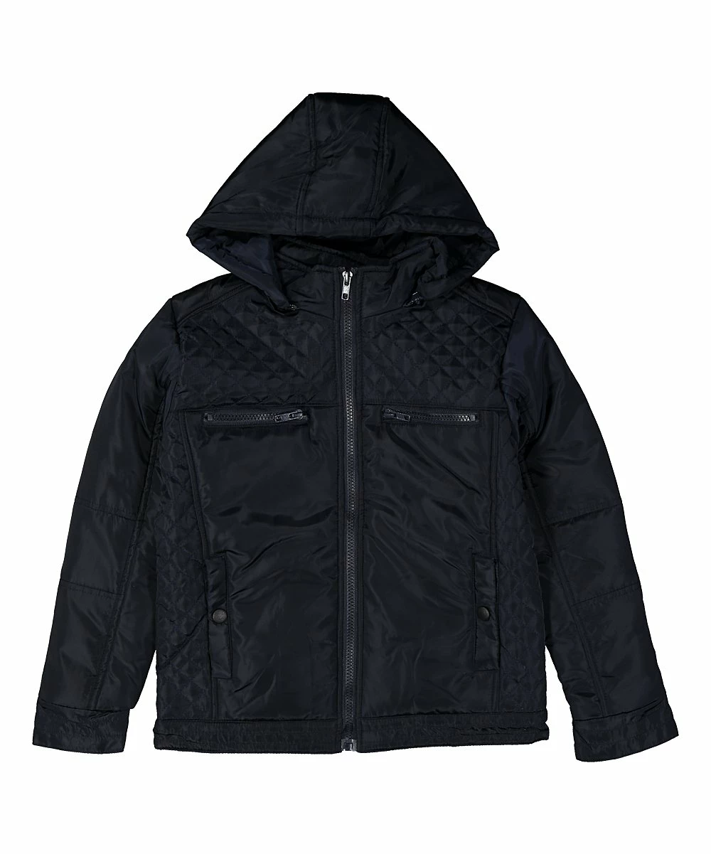 Discount โจ Daniel L Navy Blue Hooded Jacket - Boys For Kids ๐ฅ