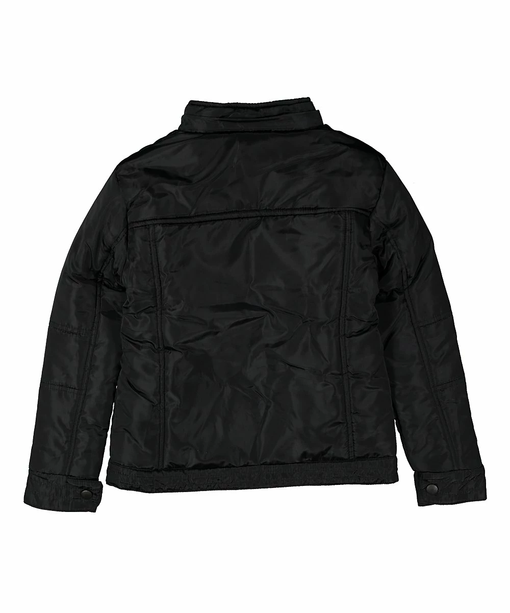 Discount ✔️ Daniel L Black Hooded Jacket - Boys For Kids 😍 - Image 2