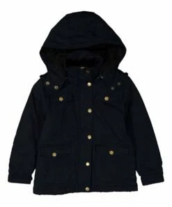 Promo ❤️ Daniel L Navy Funnel-Neck Parka - Boys For Kids 🔥