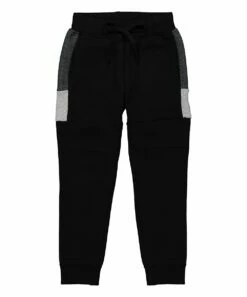 Best reviews of ๐ Daniel L Black & Gray Back-Pocket Color Block Fleece Sweatpants - Boys For Kids โญ